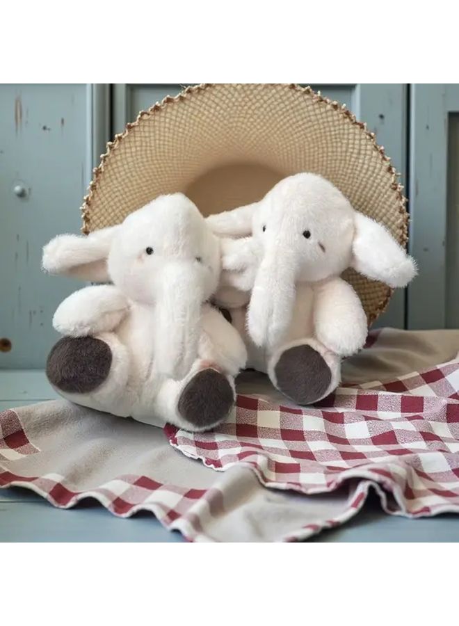 Creamy Little Elephant Plush Toy Perfect Holiday Gift - Image 3